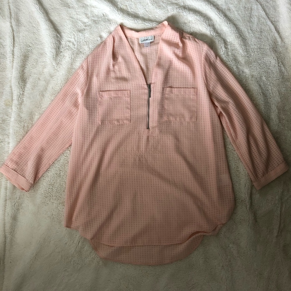 Jaclyn Smith Pink Blouse